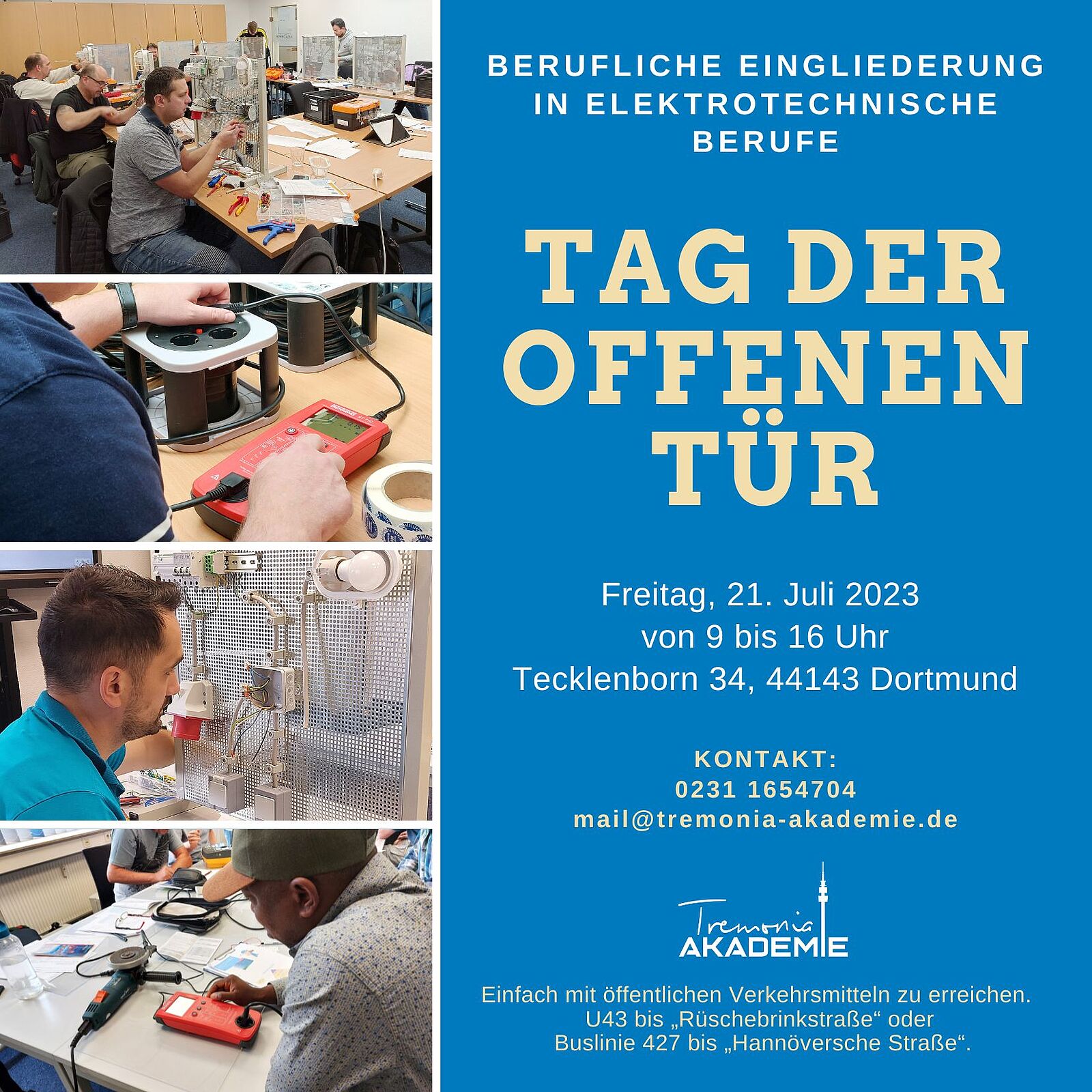 Öffnet die Seite 'Tag der offenen Tür'